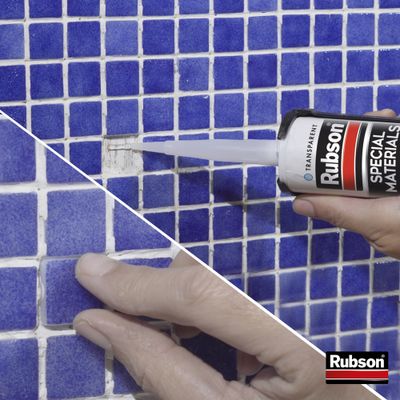 Mastic d'étanchéité Extrême spécial piscine transparent 280 ml RUBSON