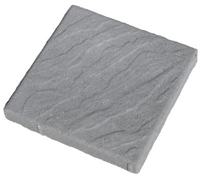 Dalle exterieure béton Bélize 30 x 30 x 4,2 cm grise - GGI