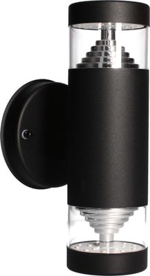 Applique extérieur LED Castellane noir IP44 1000 lumens blanc chaud - ARLUX