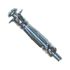 Cheville métal expansion plaque de plâtre vis tête cylindrique diamètre 5 x 37 mm par 1000 BATIFIX