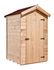 Abri toilette sèche en bois massif avec plancher 1,35 m², Livraison à domicile incluse - HABRITA