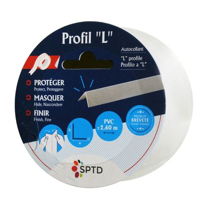 Profil pvc  l 4,00 x 1,00 cm