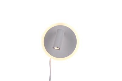 Spot LED mural orientable 5W + 2W lumière blanc chaud Blanc - Jordan TRIO