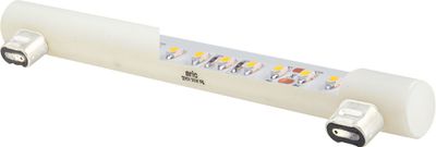 Tube led S14s 30 x 300 mm 4 W = 500 LM blanc chaud ARIC