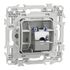 Prise RJ45 grade 2-3 catégorie 6 Odace 2025 blanc - SCHNEIDER ELECTRIC