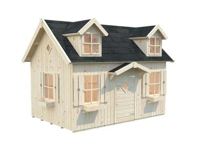 Cabane / maison de jeux pour enfant en bois Marie - 10 m² - Livraison à domicile incluse - PALMAKO