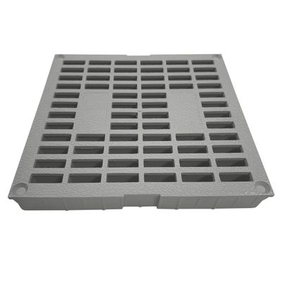 Grille PP pour regard/réhausse 300x300mm gris - FITT