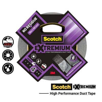 Ruban adhésif de réparation Extremium no residue 18 m x 48 mm - SCOTCH