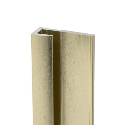 Profilé de finition or mat pour panneaux muraux 255 cm - SCHULTE