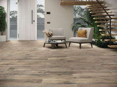 Carrelage sol intérieur effet bois NORTHWOOD ELM ép 9 mm 20 x 120 cm rectifié paquet de 1,20 m² BALDOCER