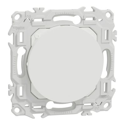 Obturateur de prise et dérivation Odace 2025 blanc - SCHNEIDER ELECTRIC