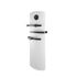 Sèche-serviettes soufflant à inertie sèche connecté ANURI 2 XL 1700W blanc - NOIROT