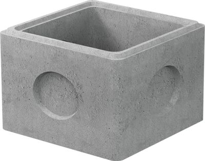 Réhausse pour regard eaux pluviales 40x40 cm hauteur 30 cm avec emboîtement FABEMI