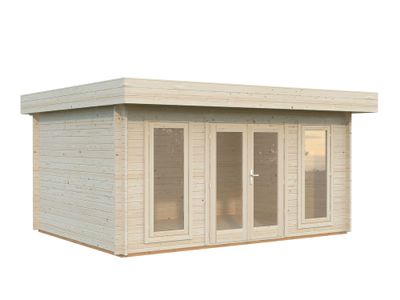 Abri de jardin  Bois Blanc Timo 14,8m2 Livraison à domicile incluse