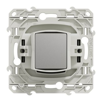 Prise antenne TV murale aluminium - Odace 2011 SCHNEIDER ELECTRIC