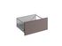 Façade tiroir pour meuble de cuisine Lotus basalte mat 27,6 x 60 cm OFITRES