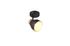 Spot E14 Valentin noir et bois 10W - REALITY