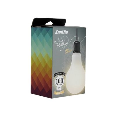 Ampoule Filament LED Opaline 12 W = 1521 Lumens blanc neutre - XANLITE