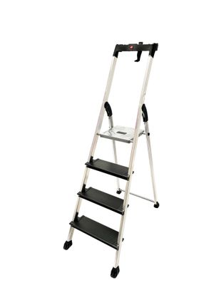 Escabeau aluminium 4XL 4 marches HAILO