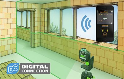 Laser à lignes croisées, trépied, console aimantée - LASERLINER