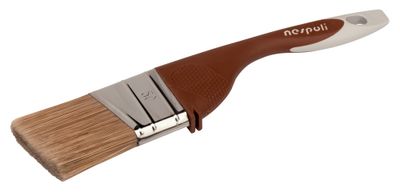 Pinceau ergonomique manche bi-matière pour le traitement du bois 32 mm NESPOLI
