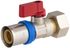 Vanne à sertir écrou libre 1/2 pour tube multicouche Ø 16 mm - QUICK PLOMBERIE