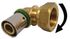 Coude à sertir femelle écrou libre 1/2 pour tube PER diamètre 16 mm