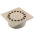Siphon de cour 150x150mm sortie intégrée Ø40/50/63 sable - FITT