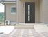 Porte d'entrée Manhattan pvc gris poussant droit 215 X 90 cm CLOSY
