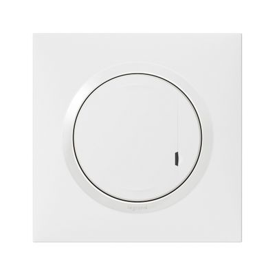 Commande connectée sans fil + plaque Blanc - Dooxie with Netatmo LEGRAND