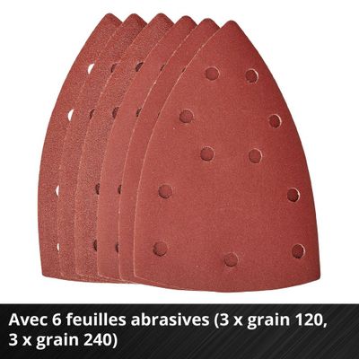 Ponceuse multifonction sans fil 18 V sans batterie TE-OS 18/150 Li-Solo EINHELL