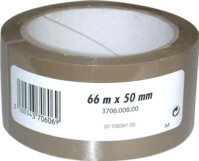 Adhésif emballage pp havane 66m x 50mm - 3M