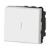 Permutateur encastrable 2 modules Blanc - Mosaic LEGRAND