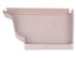 Talon corniche droit aluminium beige rosé pour gouttière EDILIANS