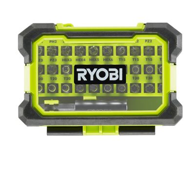 Coffret antichocs 31 accessoires mixtes de vissage RAK31MSD RYOBI