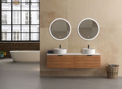 Miroir LED diamètre 80 cm BISHOP 2 - MP GLASS