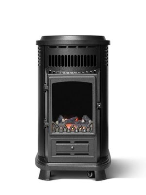 Poêle à gaz infrableu BELFORT 3,4 kW avec détendeur noir - FAVEX