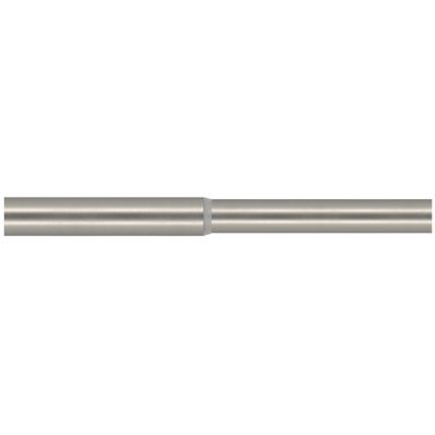 Tringle à rideaux extensible en métal de 2.40 à 4 m diam 28 mm Finition Chromé mat - MOBOIS