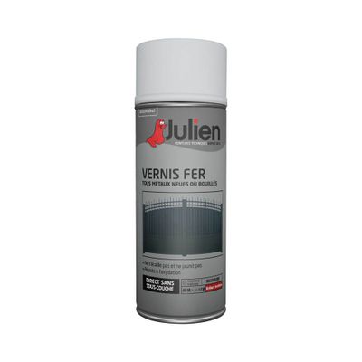 Vernis en aérosol tous métaux 400 mL - JULIEN