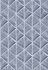 TAPIS 160 X 240 cm bleu blanc LOSANGES TRAITS JARDILINE