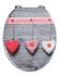 Abattant de WC MDF Bavarian hearts WENKO