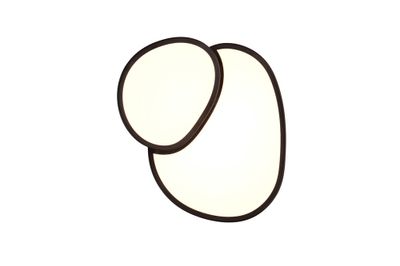 Plafonnier LED Rise noir 2400 lumens blanc variable CCT - TRIO