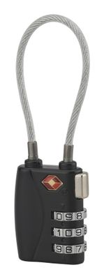 Cadenas cable à code TSA largeur 30 mm THIRARD