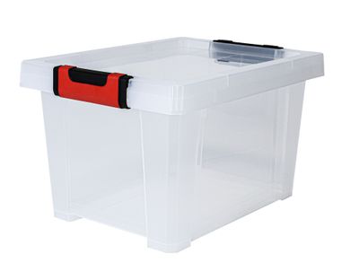 Bac de rangement 15 L CLIPSTOCK 38,5 x 29 x 23 cm EDA