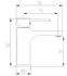 Robinet de salle de bain Chrome Ancuz - EUROSANIT