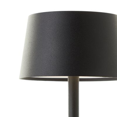 Lampe à poser extérieur rechargeable LED noir JONA- BRILLIANT