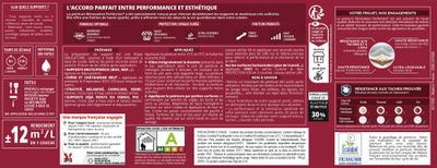 Peinture de rénovation pour cuisine ardoise finition satinée 0,75L - V33