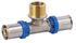 Té égal mâle 1/2 à sertir pour tube multicouche Ø 16 mm - QUICK PLOMBERIE