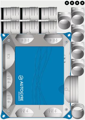 VMC simple flux VENTILIS hygroréglable très basse consommation AUTOGYRE