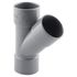 Culotte PVC évacuation 45° femelle/femelle Ø32 - FITT